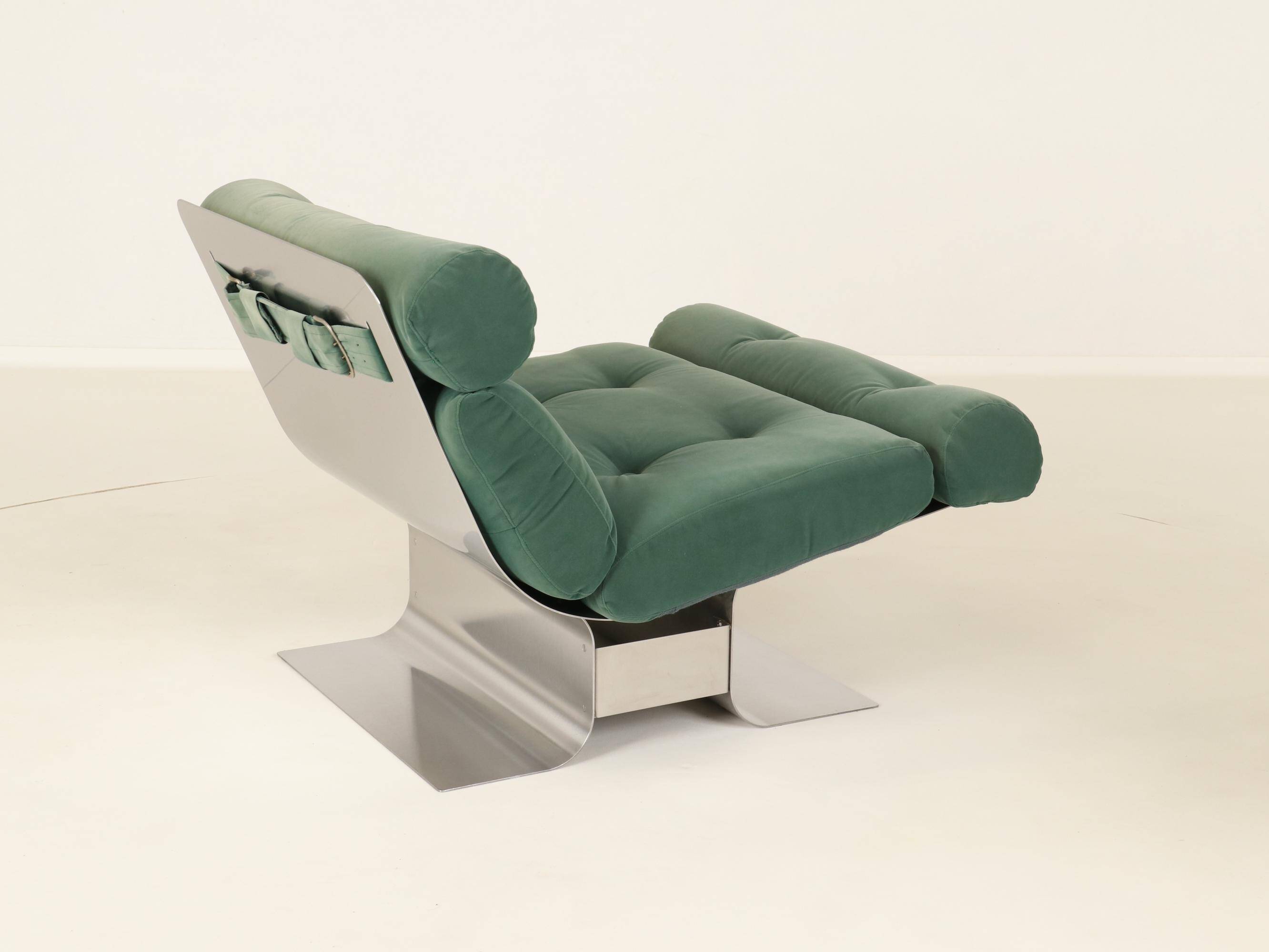 Rare Lounge Chair by François Monnet for Kappa, France, 1970s