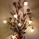 Monumental copper Florentine chandelier from the 1980s.