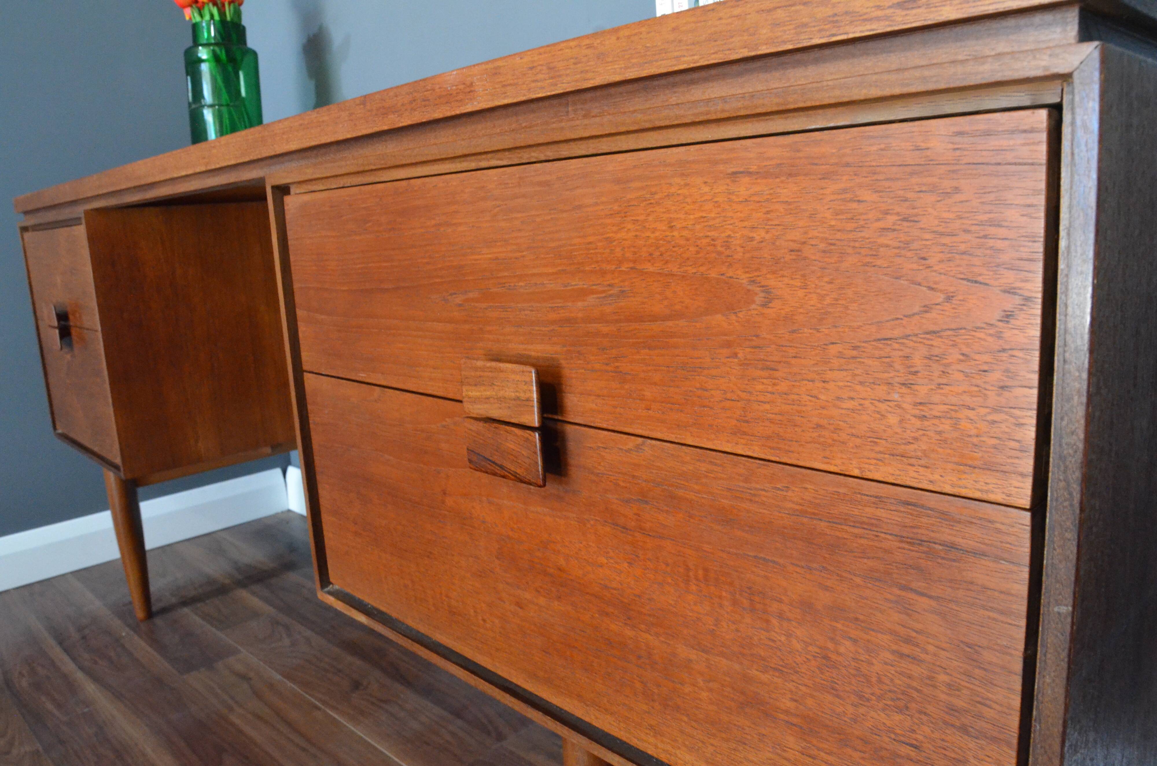 Mid Century Kofod Larsen For G Plan Danish Teak Desk