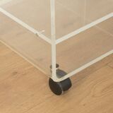 1960s acrylic side table