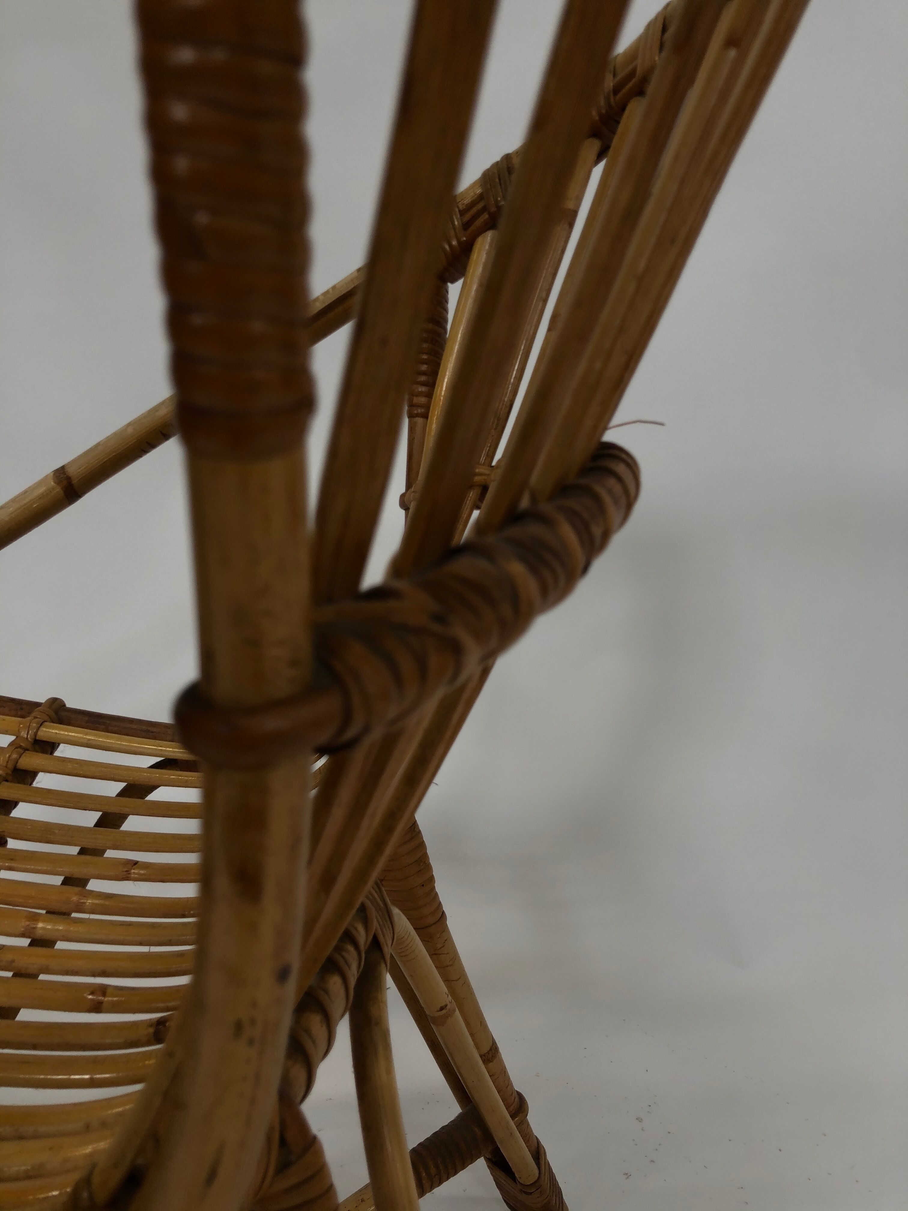 Rohe Noordwolde rattan chair, 1960, Netherlands