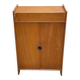 1960s Scandinavian wooden shoe storage cabinet dresser