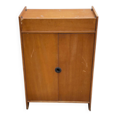 Armoire de rangement chaussures commode scandinave en bois 1960
