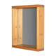 Solid pine mirror, Les Arcs, France, circa 1970