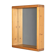 Solid pine mirror, Les Arcs, France, circa 1970