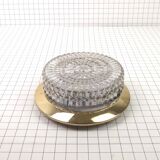 Plafonnier chiselled glass