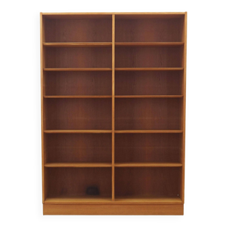 Ash bookcase, Danish design, 1970s, production: Hundevad