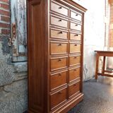 Ancien meuble de notaire a clapet