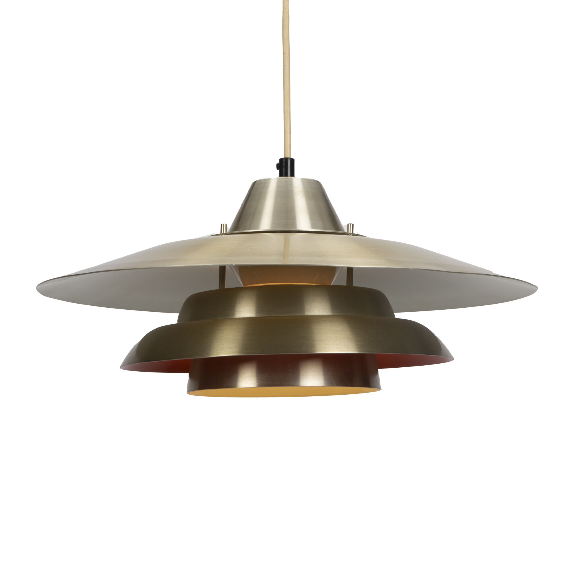 Suspension en laiton danois vintage