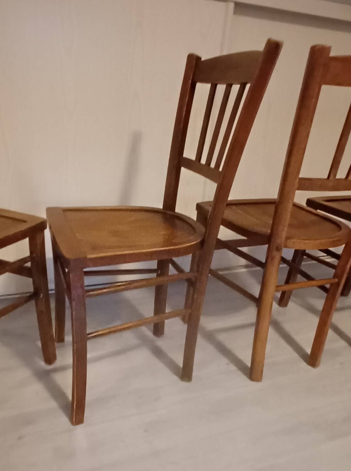 Set of 4 vintage bistro chairs