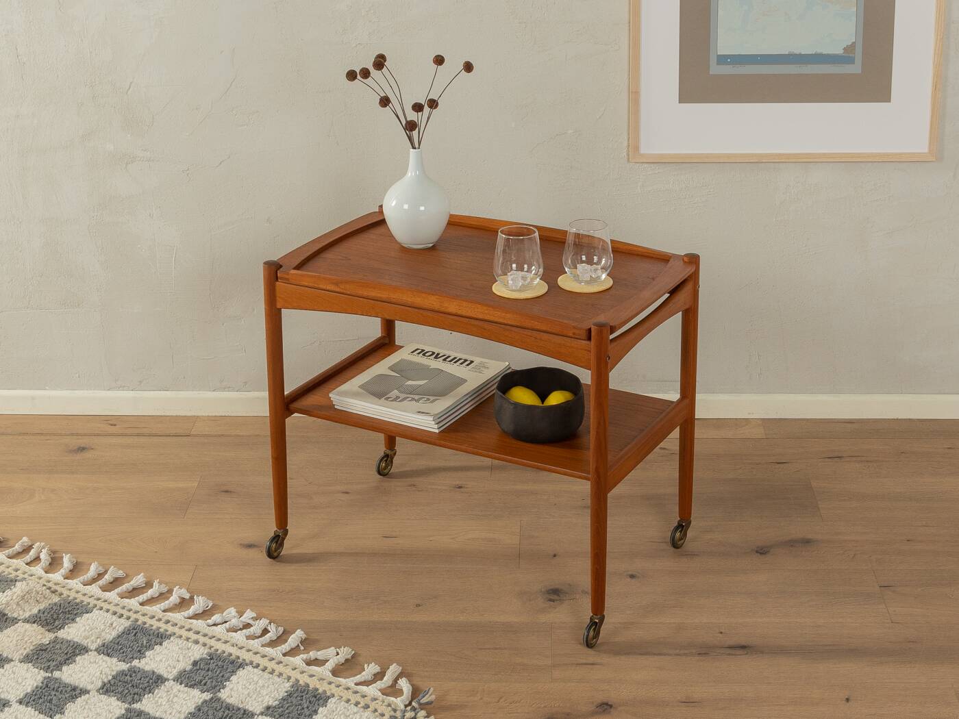 1960s serving trolley, Poul Hundevad