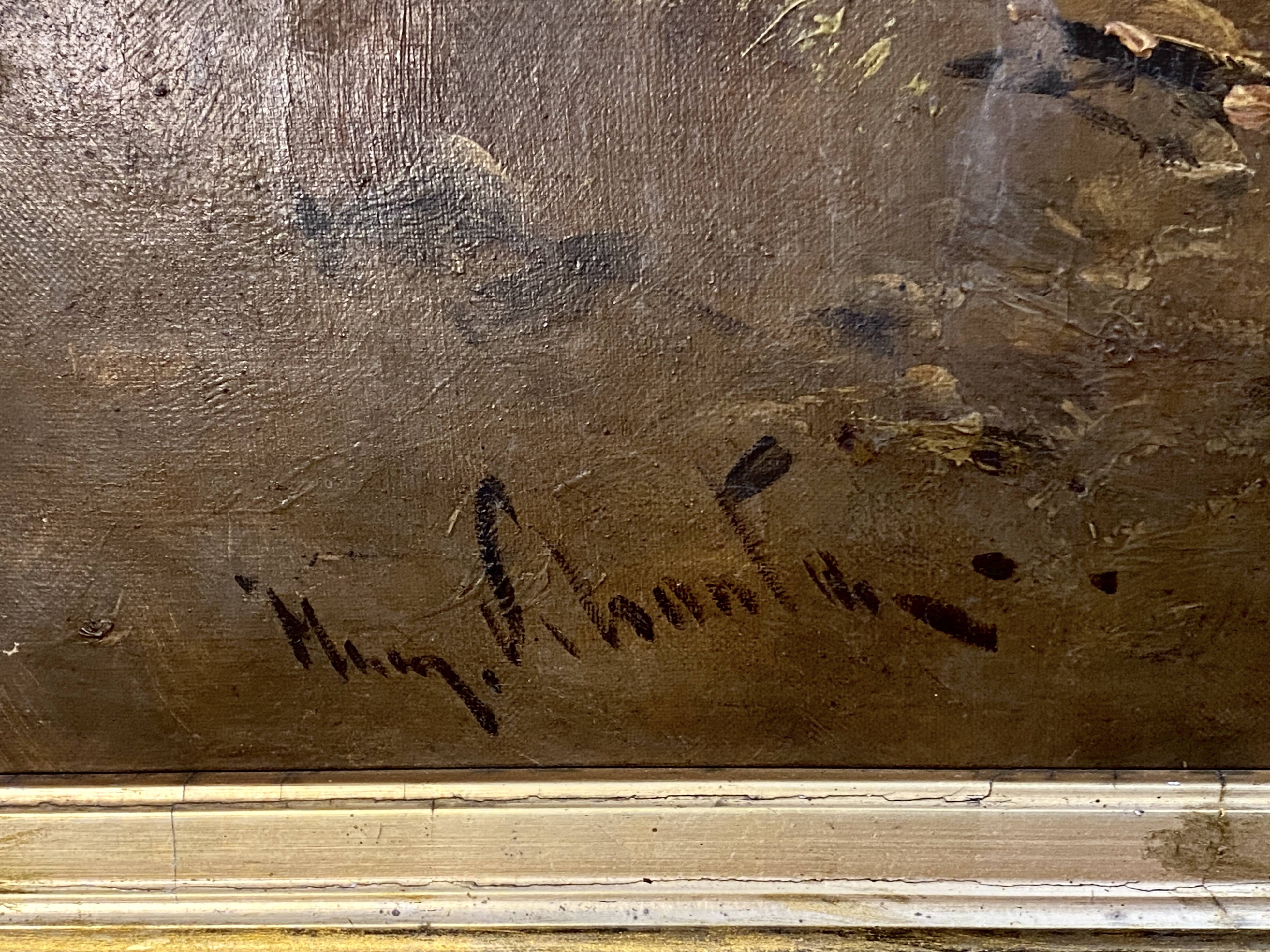 Henry Schouten (1864-1927) Hunting Dogs at Rest -