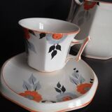 Palissy potery art deco service