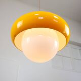 Large Space Age Model Best Pendant from Guzzini in Yellow, 1970s