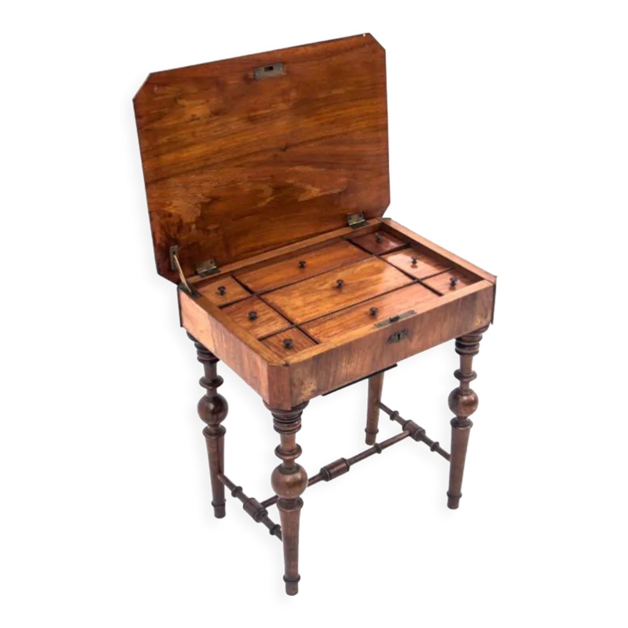 Thread table, Northern Europe, circa 1890.