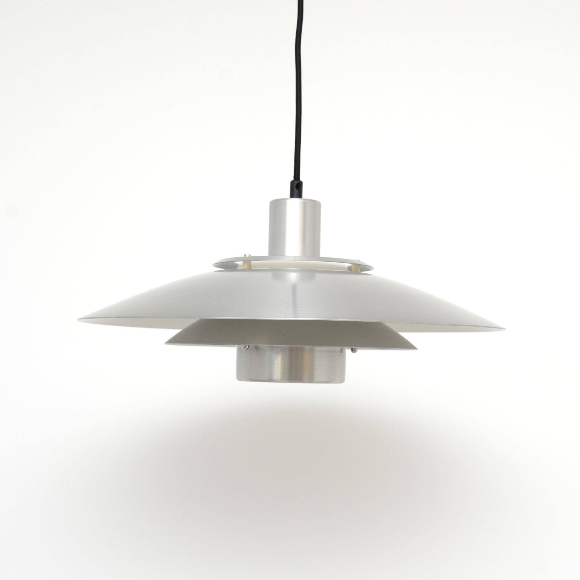 Silver Jeka lamp, Denmark 1970s