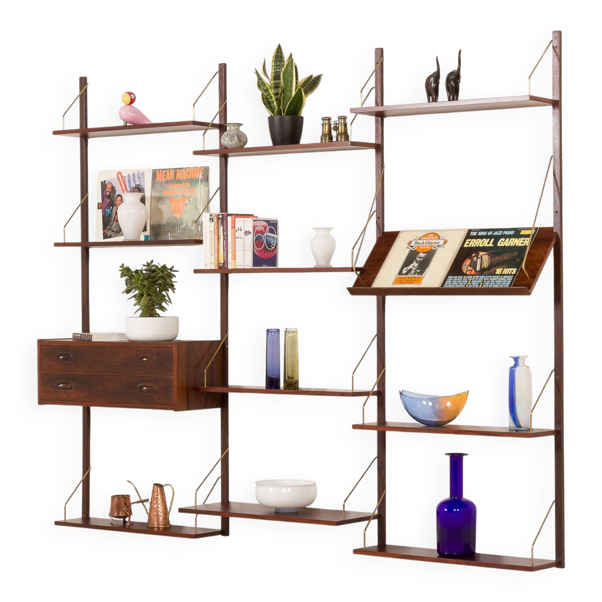 Danish mid century PS System rosewood  shelving unit , 1970s