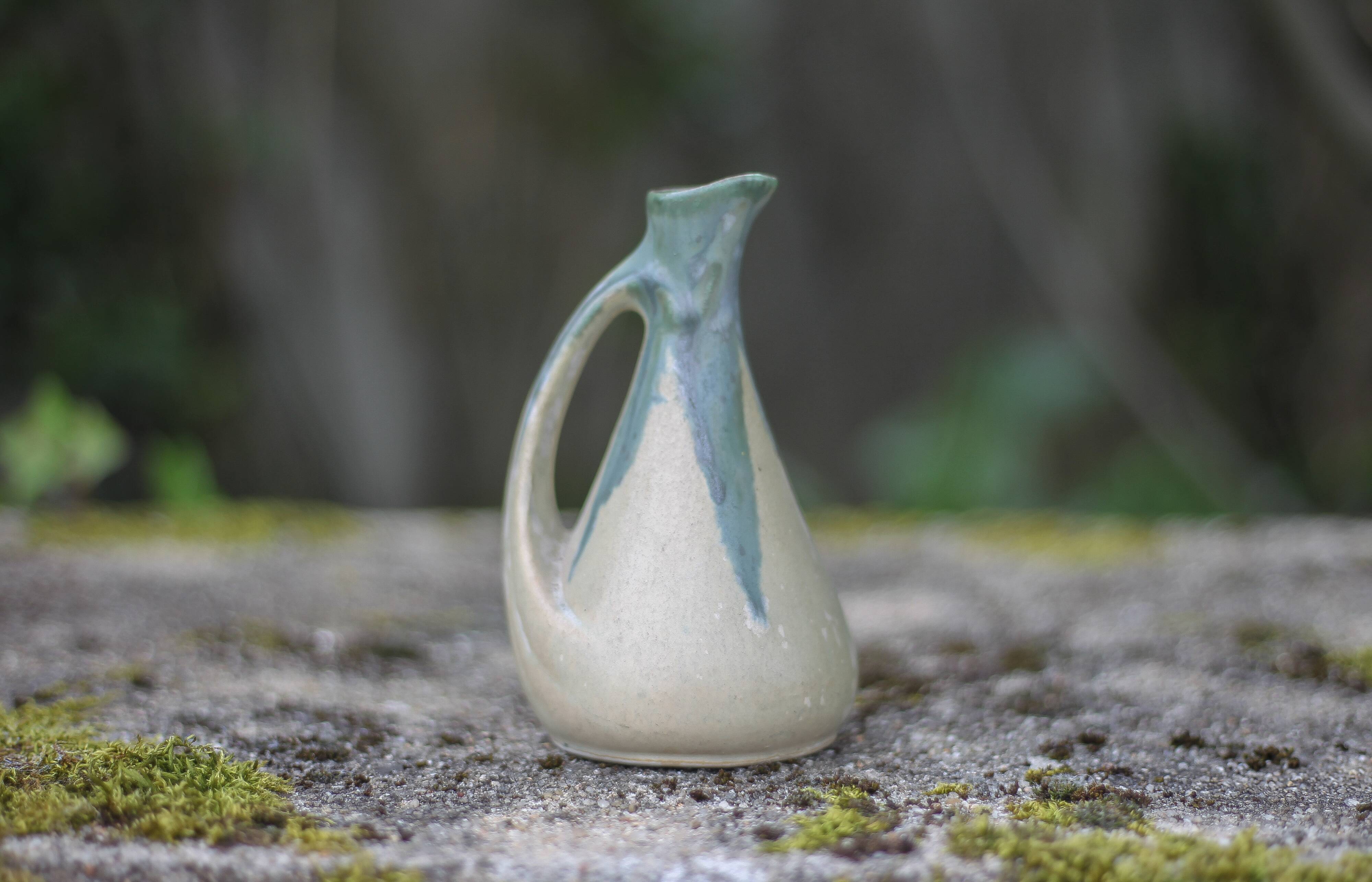 Pichet céramique Denbac, petit pichet céramique flammé