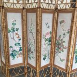 Old Japanese style bamboo screen