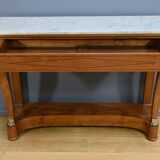 Console en Ronce de Noyer, époque Restauration – Début XIXe