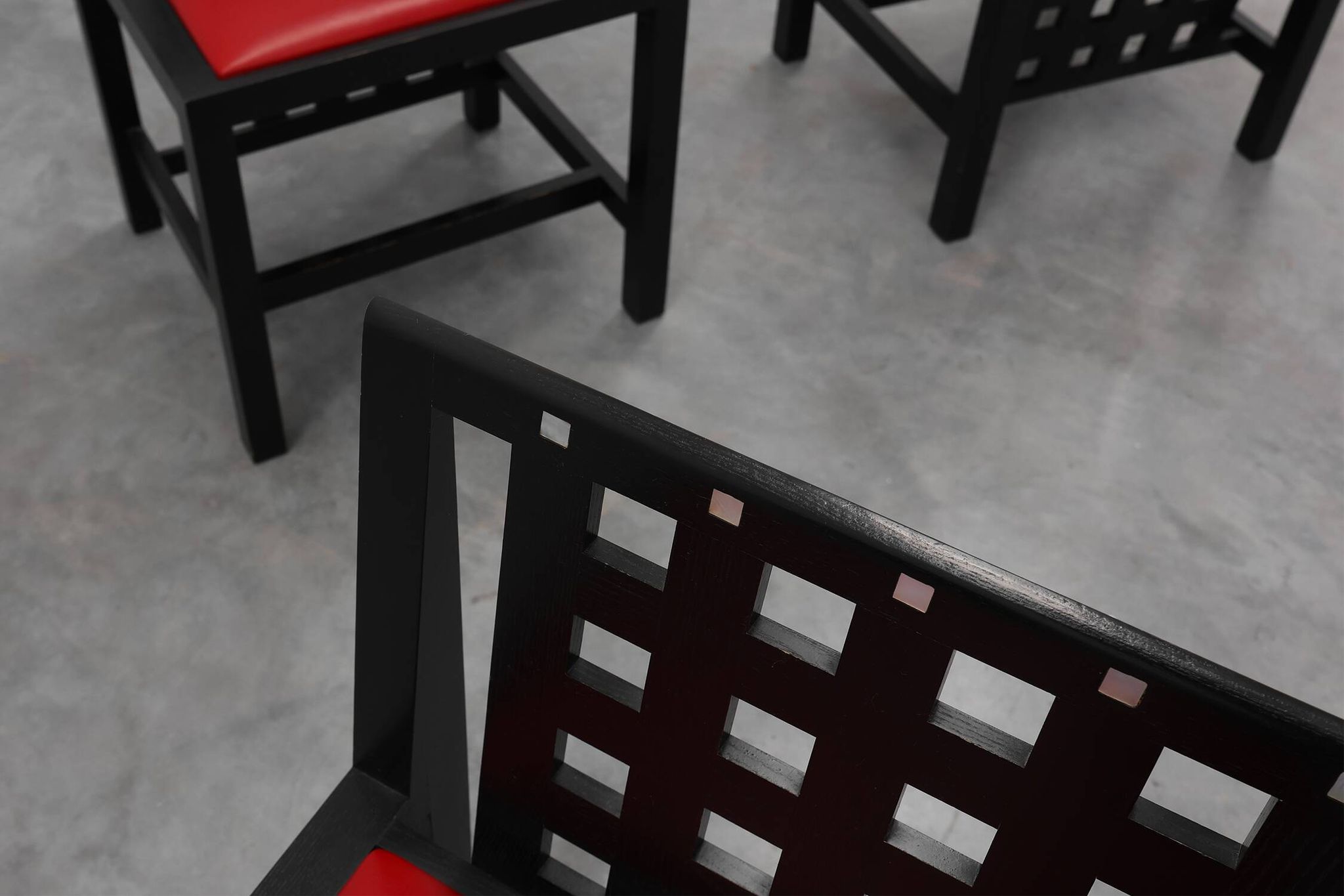 Set of 4 DS3 Dining Chairs by Charles Rennie Mackintosh for Atelier interna