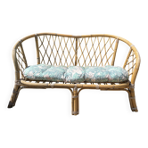 Vintage rattan sofa