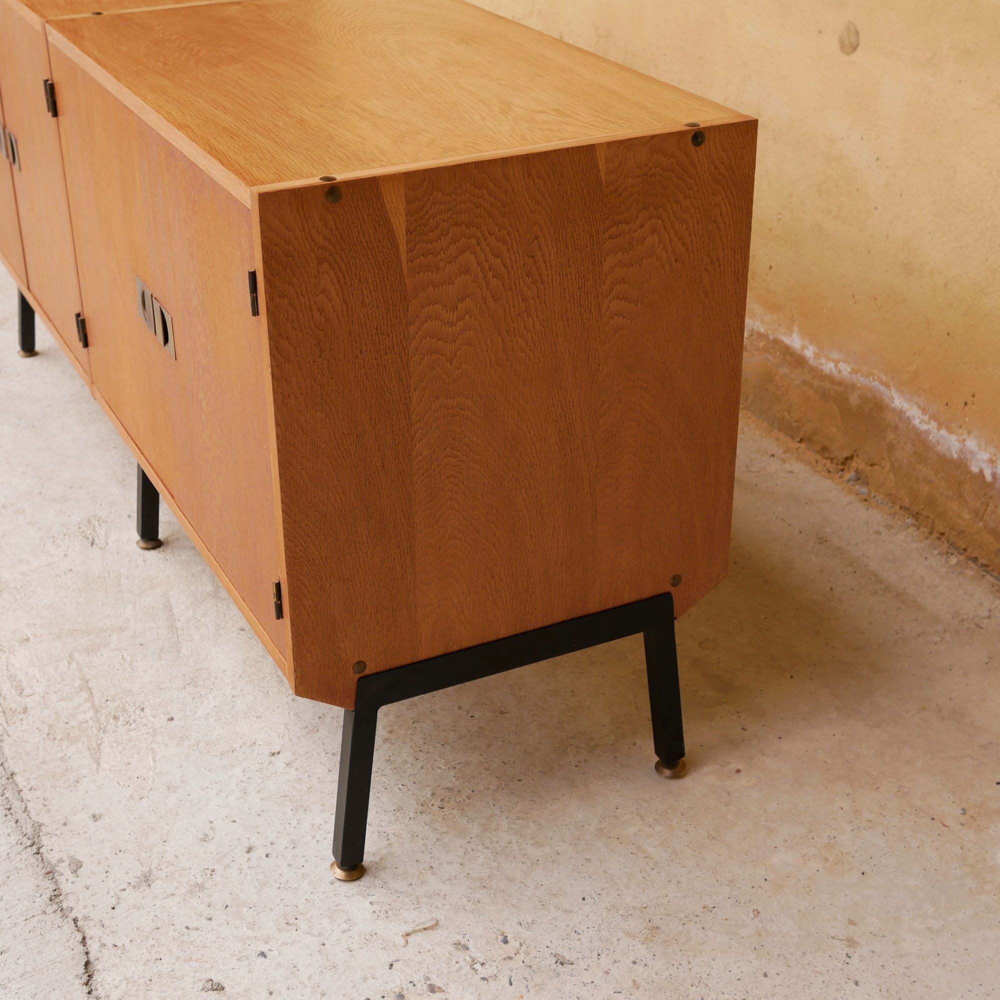 Vintage sideboard by René-Jean Caillette for Charron editions
