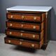 Rosewood and rosewood marquetry commode, Louis XVI style – late 19th century