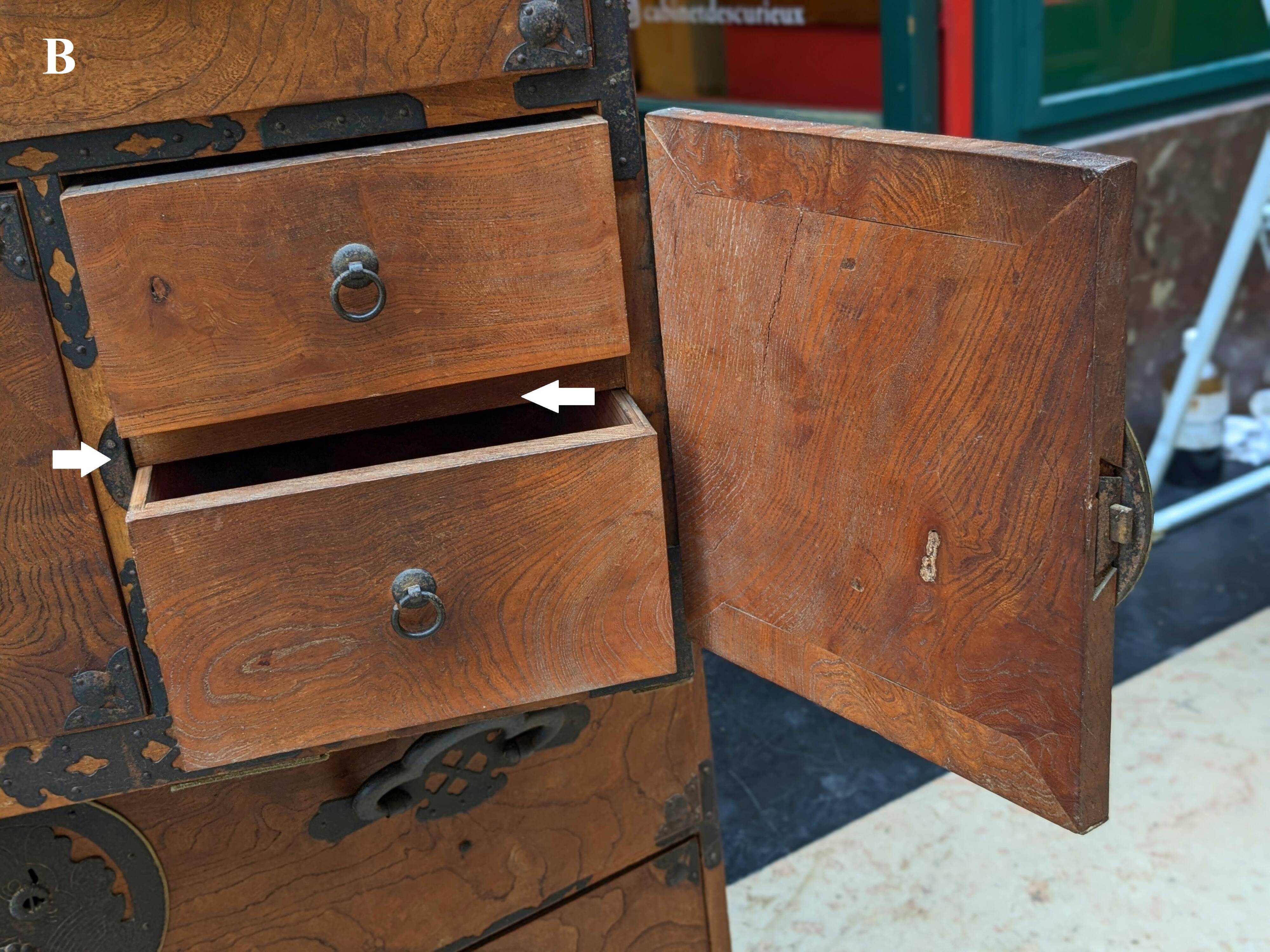 Commode japonaise - tansu - XIXe siècle - ére Meiji