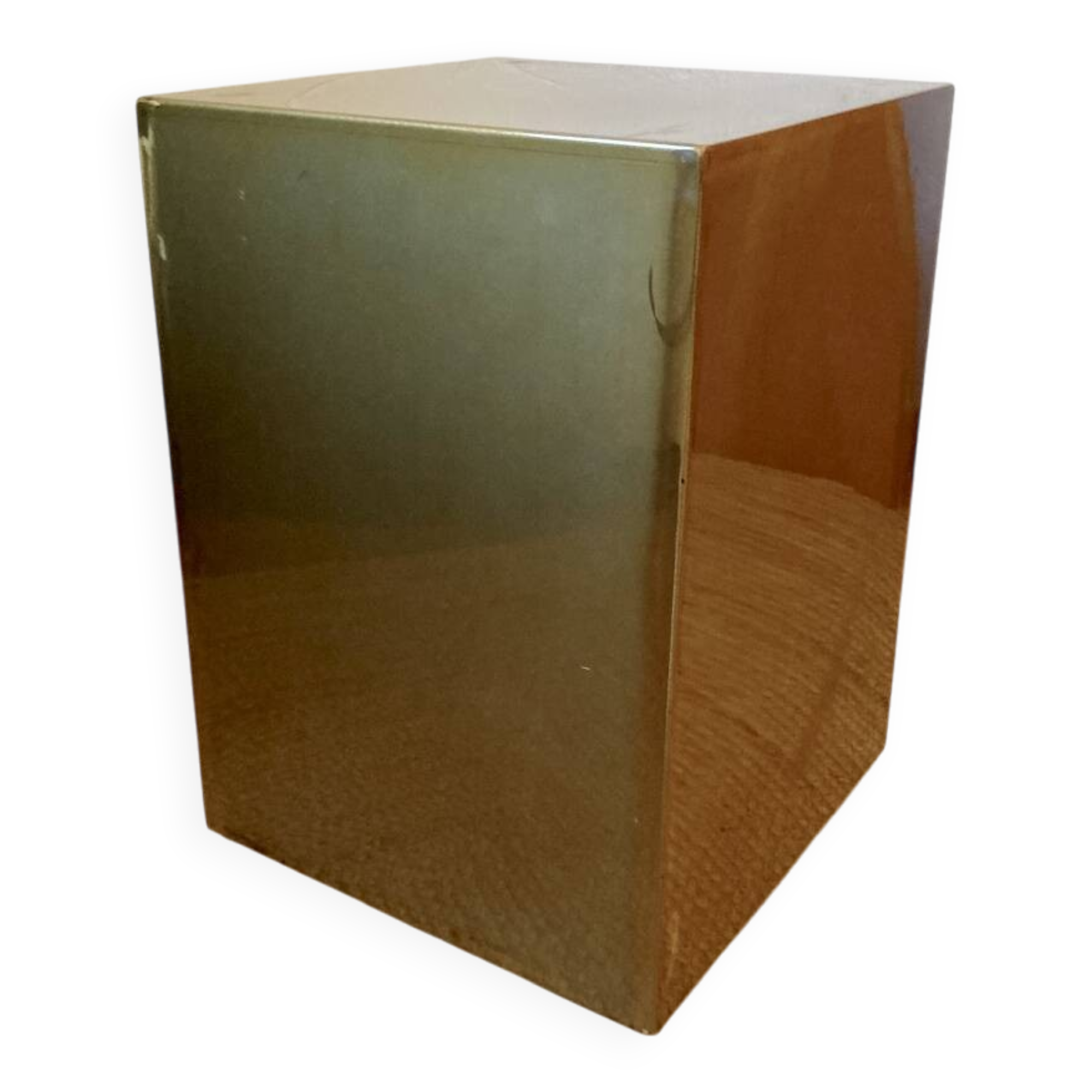 Electro-galvanised metal seat. Pharrell Williams / Vuitton parade, 2024.