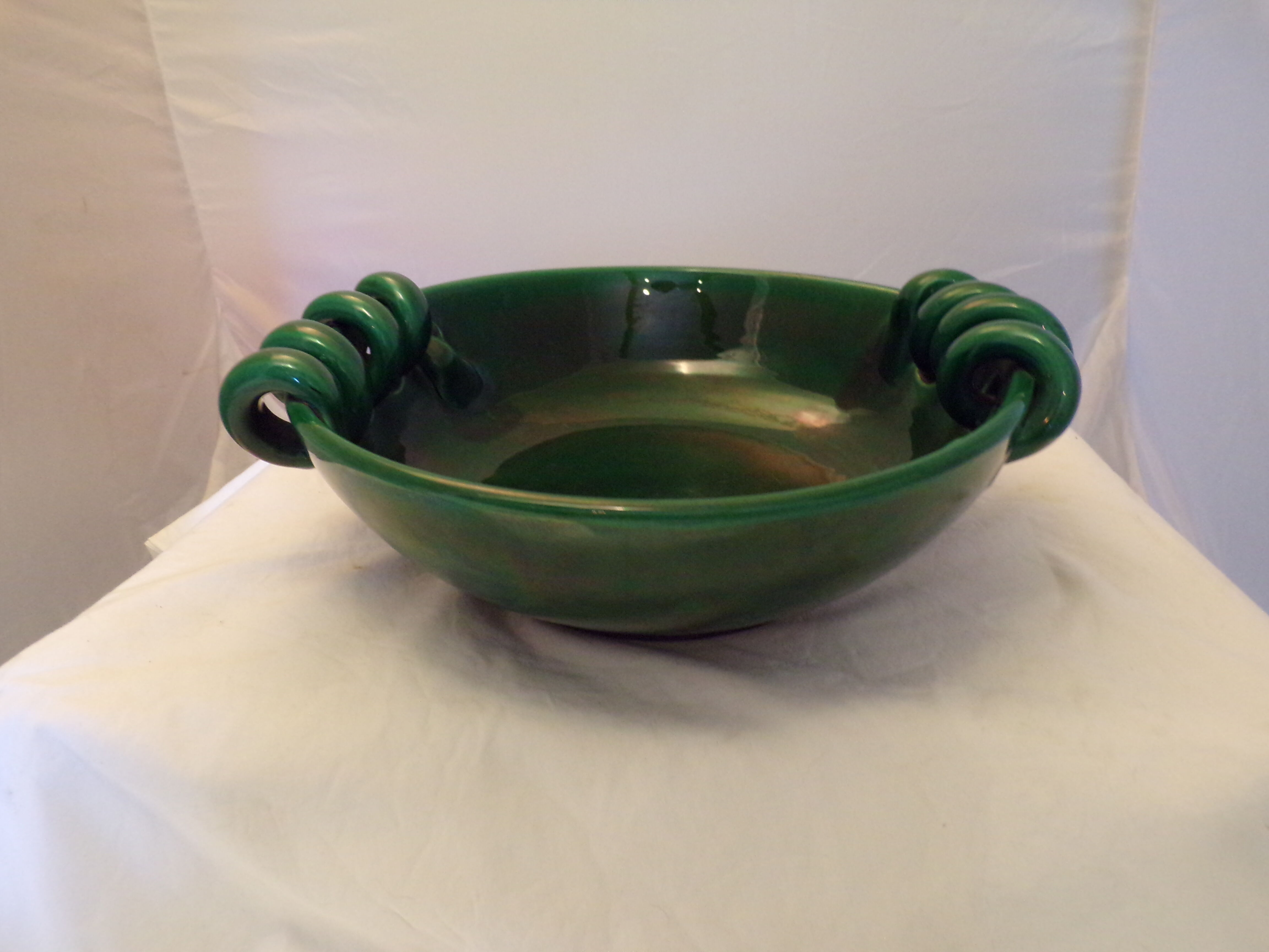 Vallauris fruit cup signed Lunetta