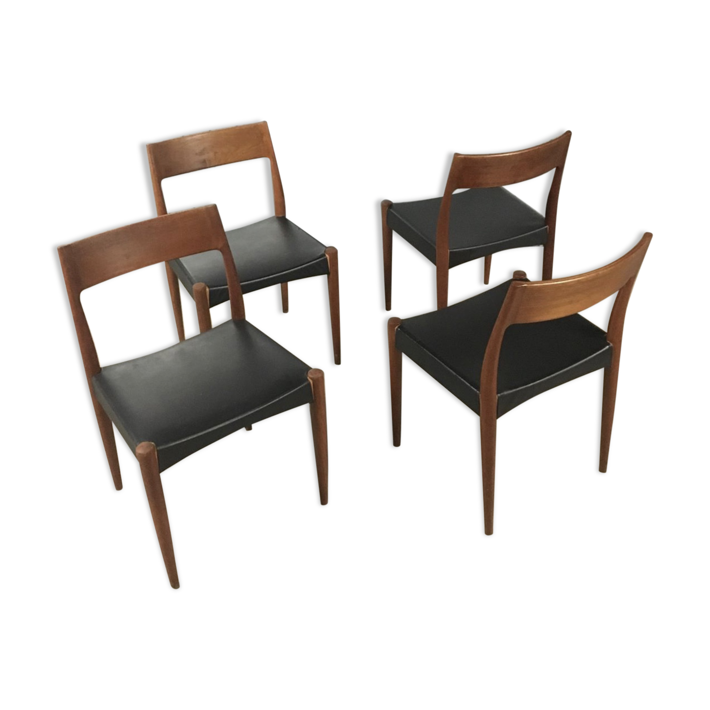 Dining chairs model 175 by Arne Hovmand Olsen for Mogens Kold, 1960