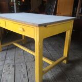 Yellow kitchen table