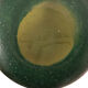 Pitcher in orange and green marble glass paste. Signed Georges De Feure for Daum