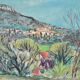 Robert savary (1920-2000) oil on canvas depicting a provençal landscape.