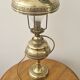 Art Nouveau style brass lamp