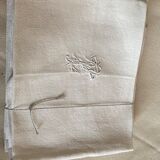 Set of monogram towels