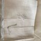 Lot de 4 serviettes monograme