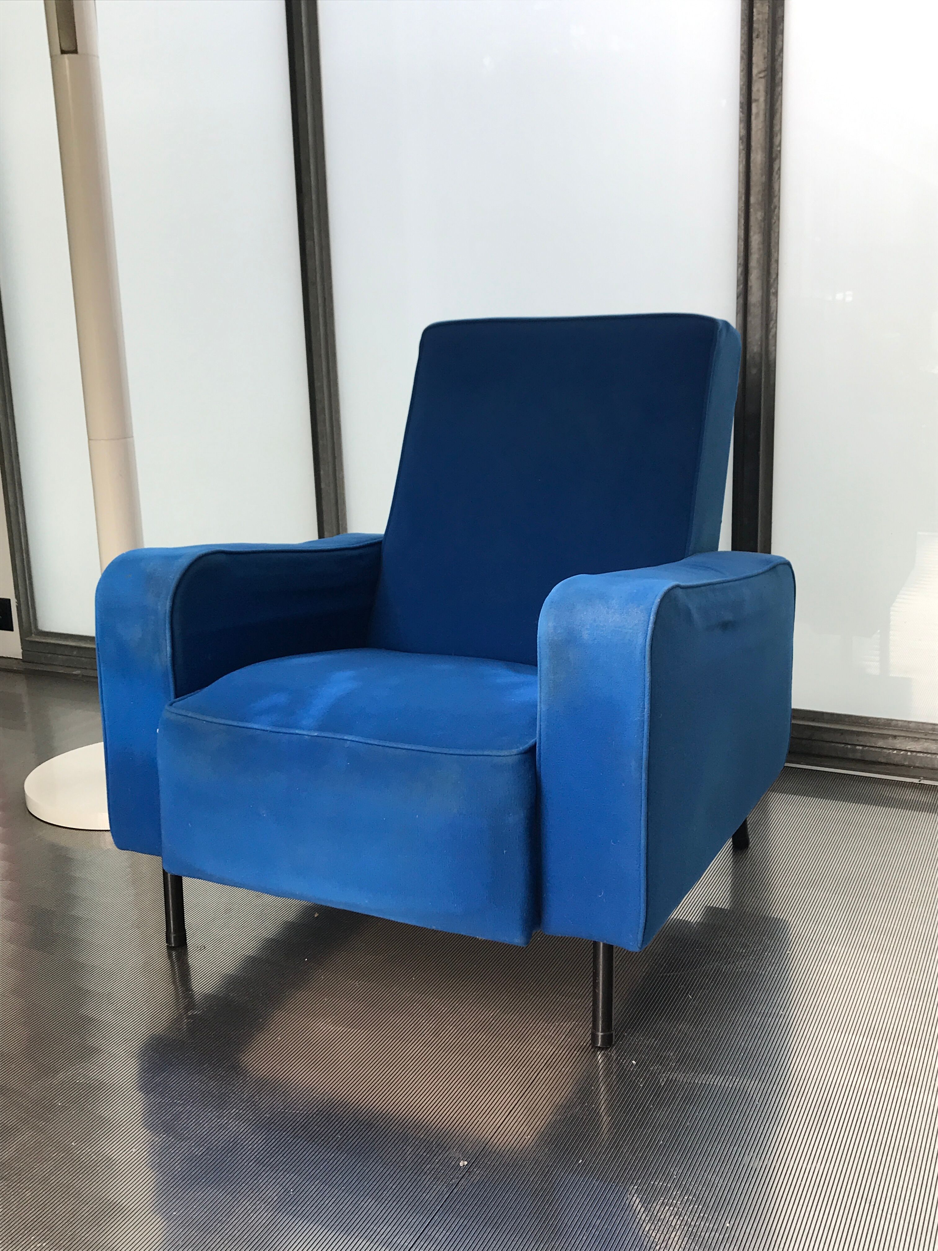 Blue armchair 1950