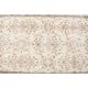 Vintage Turkish Oushak Handmade Wool Cotton Beige Area Rug 113x205