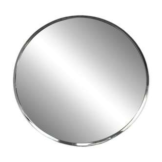 Miroir vintage chromé rond