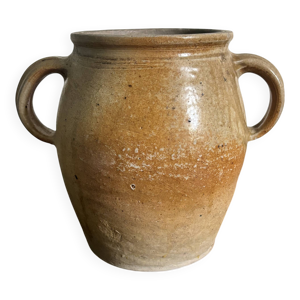 Ancien pot à graisse/vase - anses