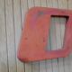 Letter to sign vintage metal "O".