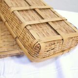 Vintage rattan basket