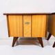 Set of 2 vintage bedside tables, 1960s