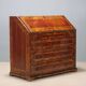 Antique drop-leaf cabinet in various types of wood, Italy, 18th century.