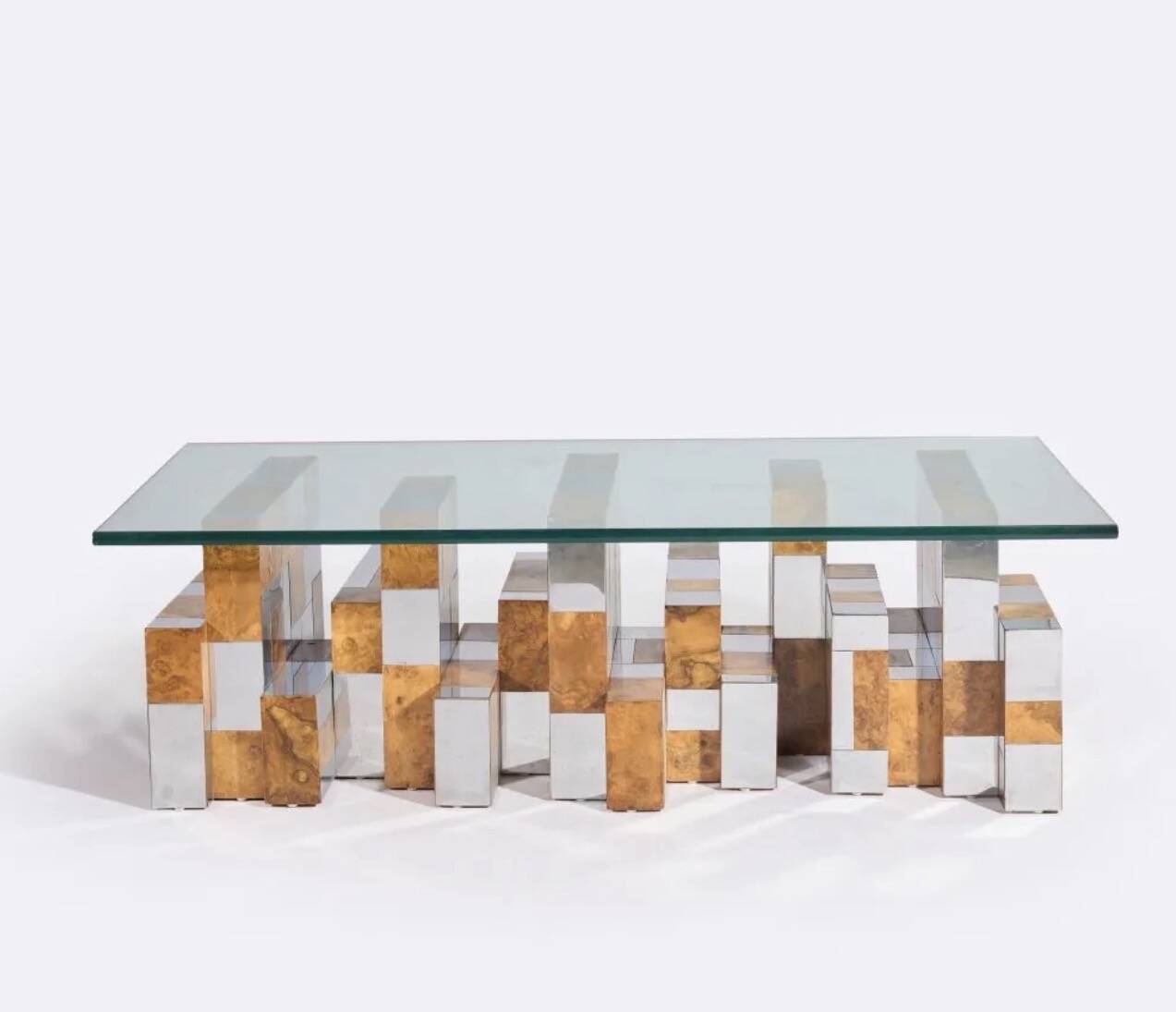 Paul Evans (1931-1987) cityscape coffee table
