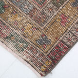 4x9 traditional hand-made vintage rug 284x134cm
