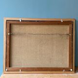 Old painting hunting scene