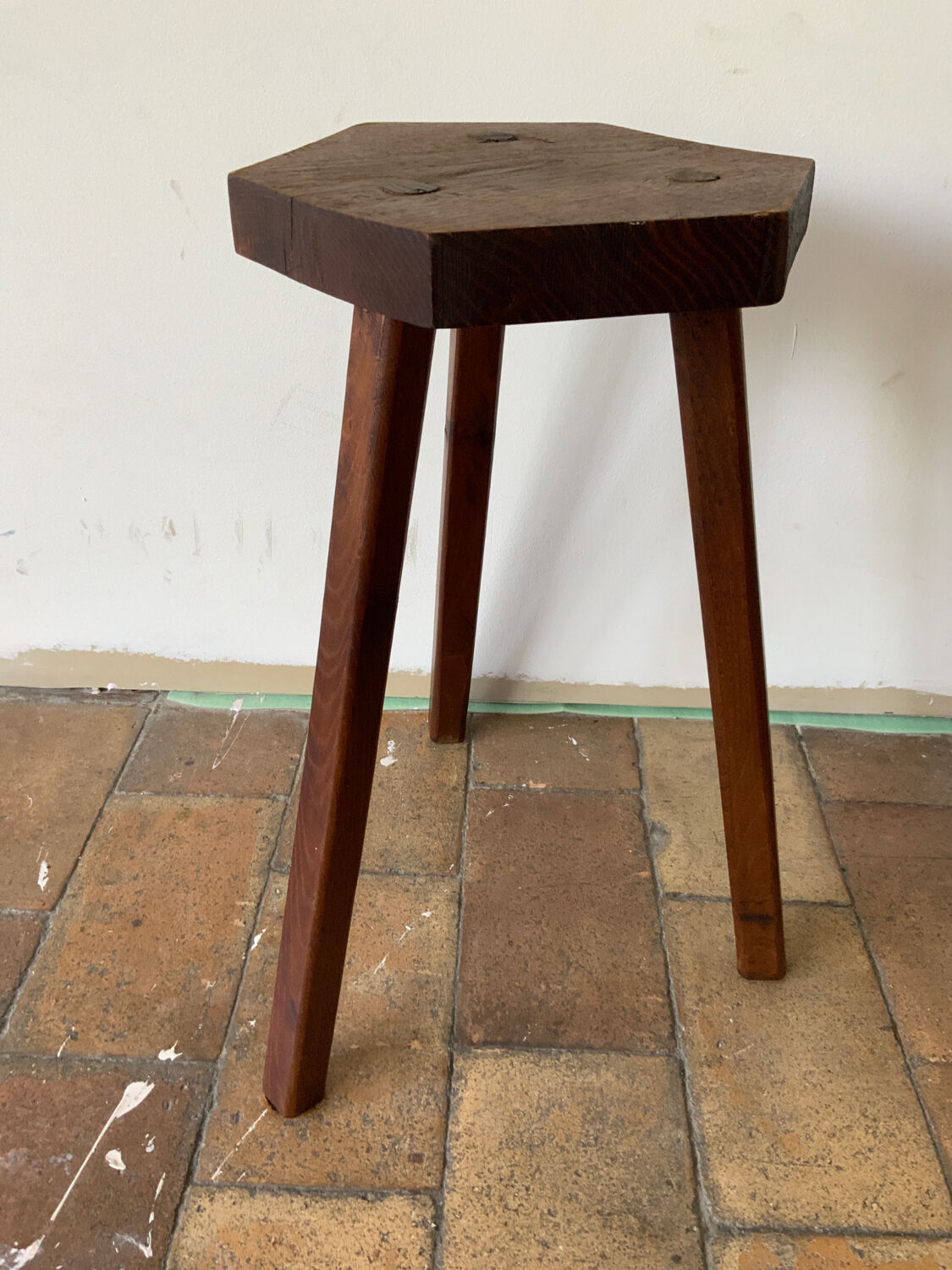 Vintage tripod stool